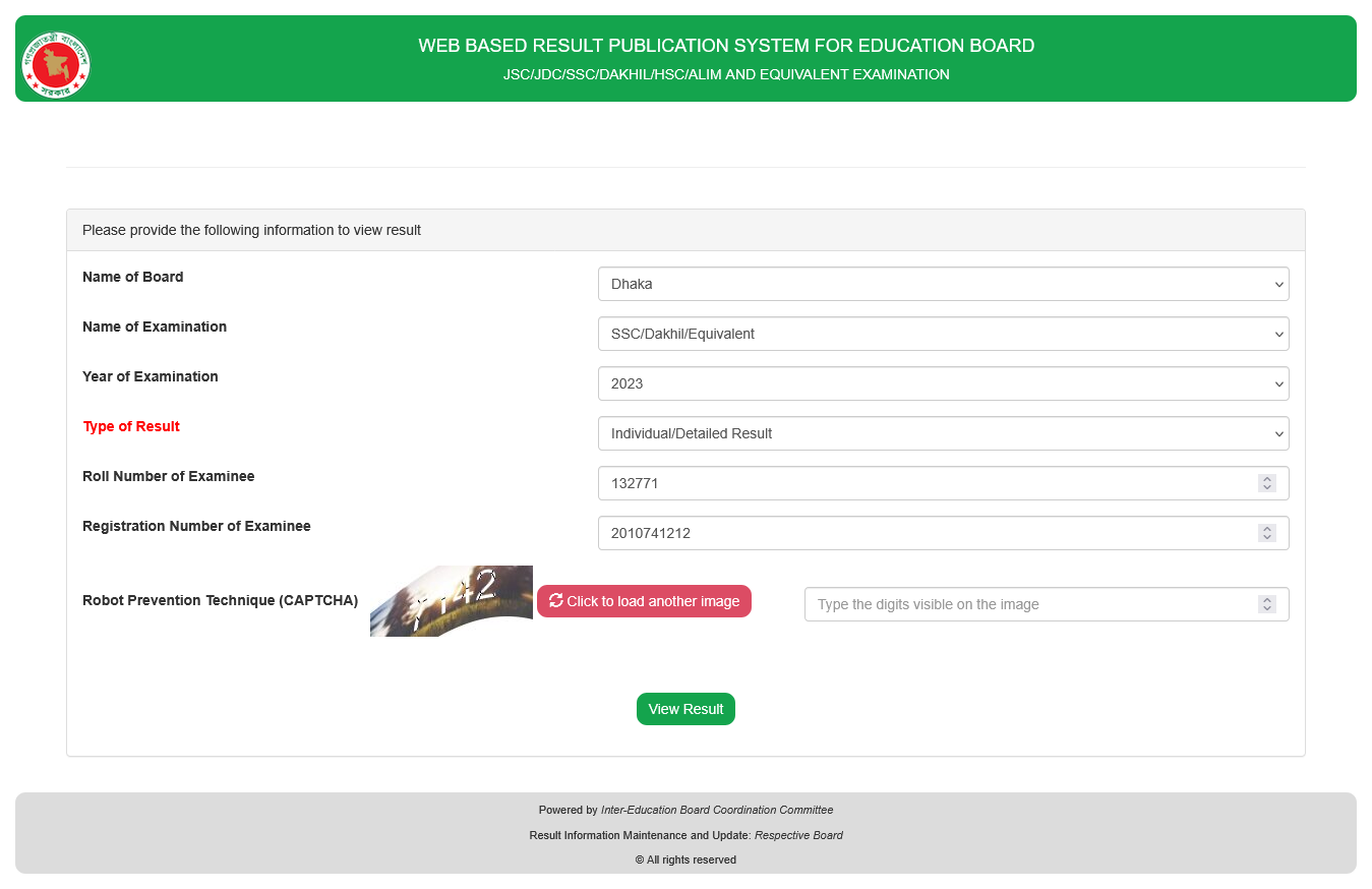 Check SSC Result Online
